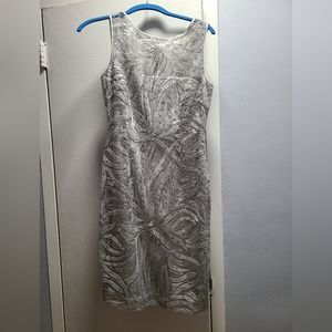Silver Tahari Dress size 4